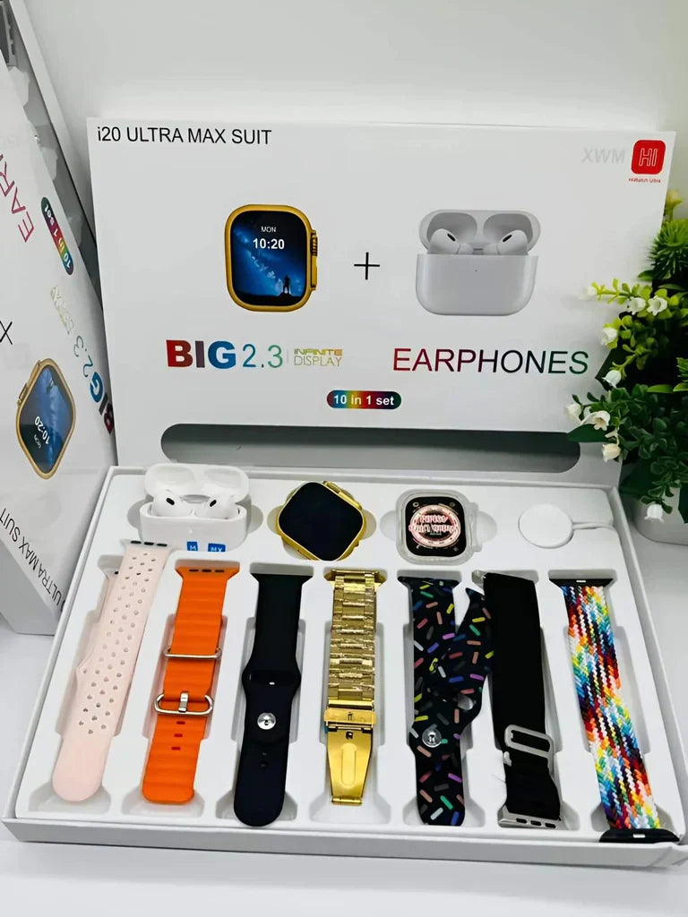 I20 Ultra Max Smart Watch With Air  pords